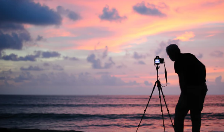 Blouberg Beach photographer with tripod
