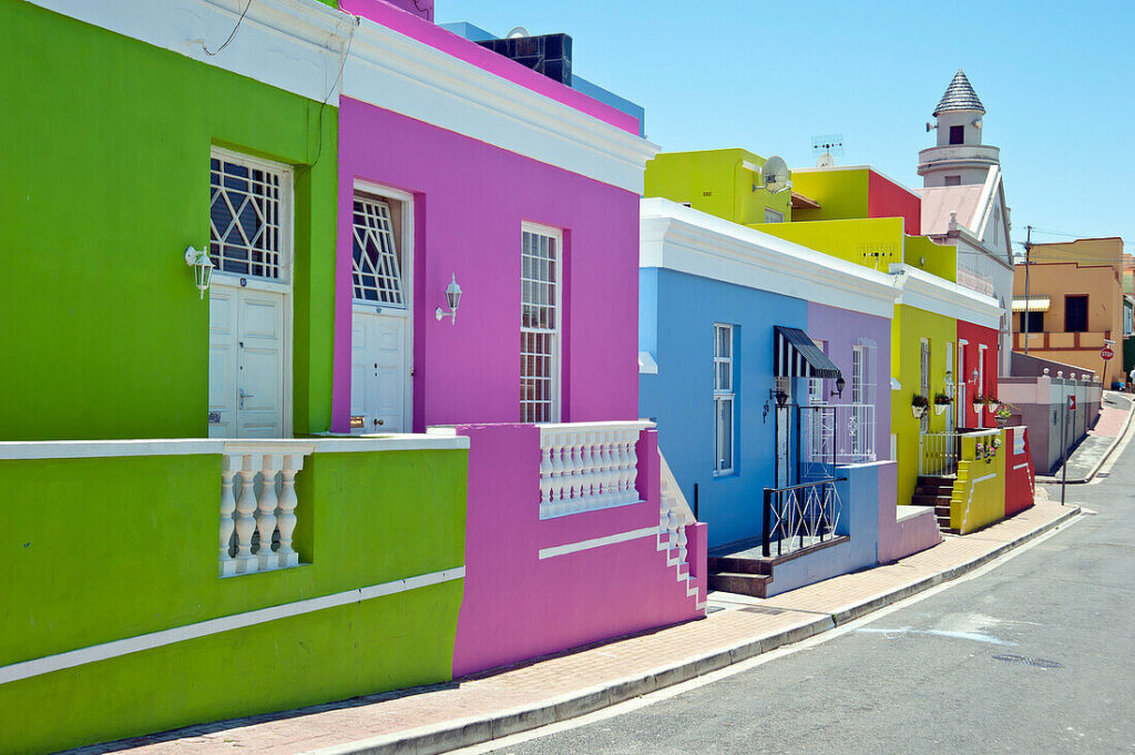 Colourful Bokaap houses, Cape Town
