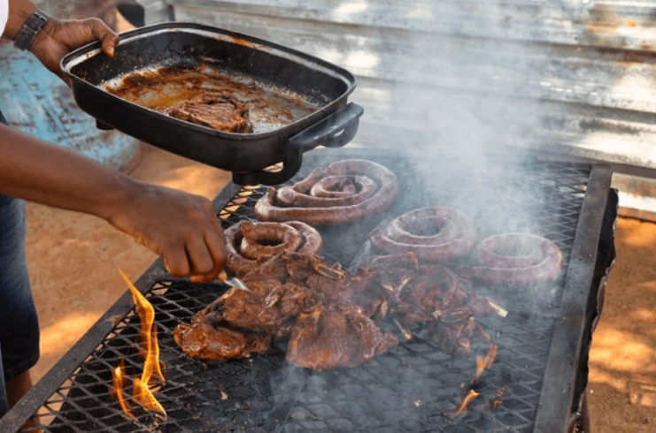 Traditional Cape Town township braai