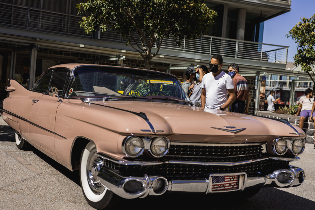 classic car at vna waterfront